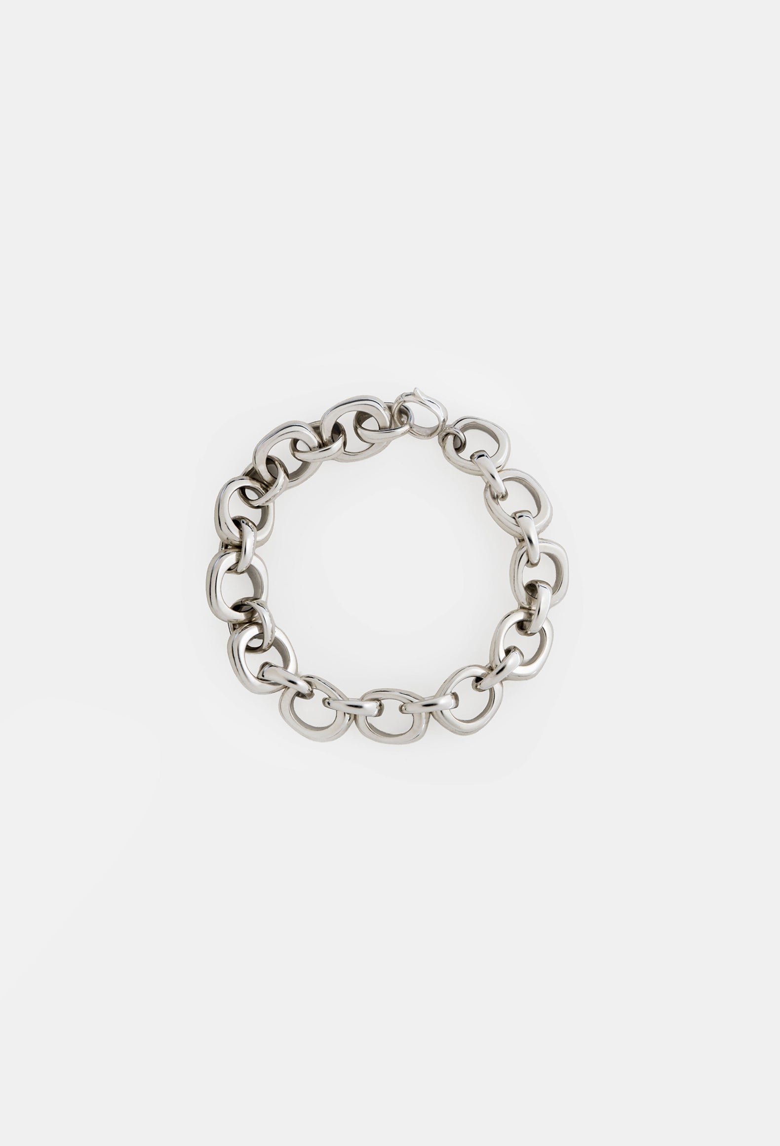Everydae Link Bracelet in Solid 14K White Gold
