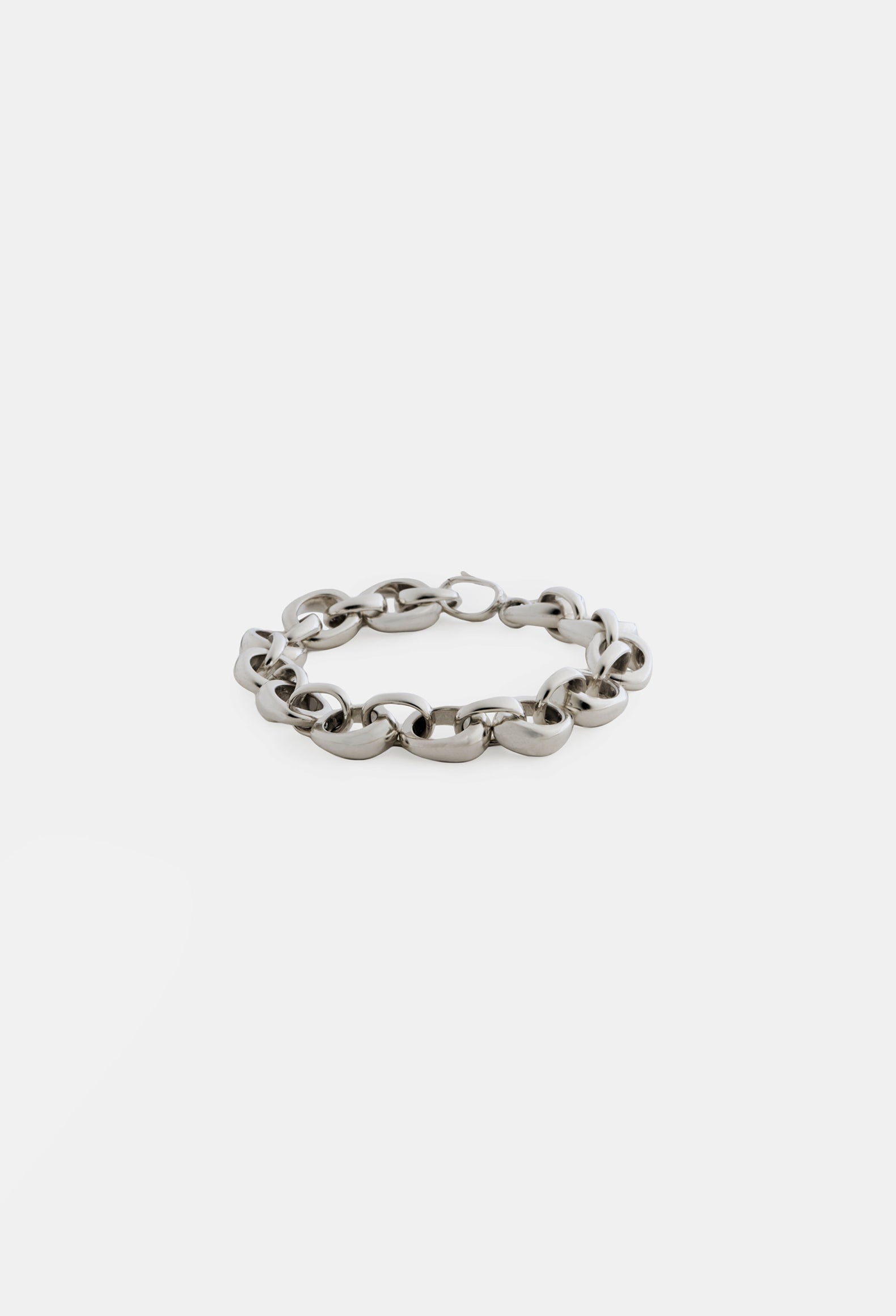 Everydae Link Bracelet in Solid Silver