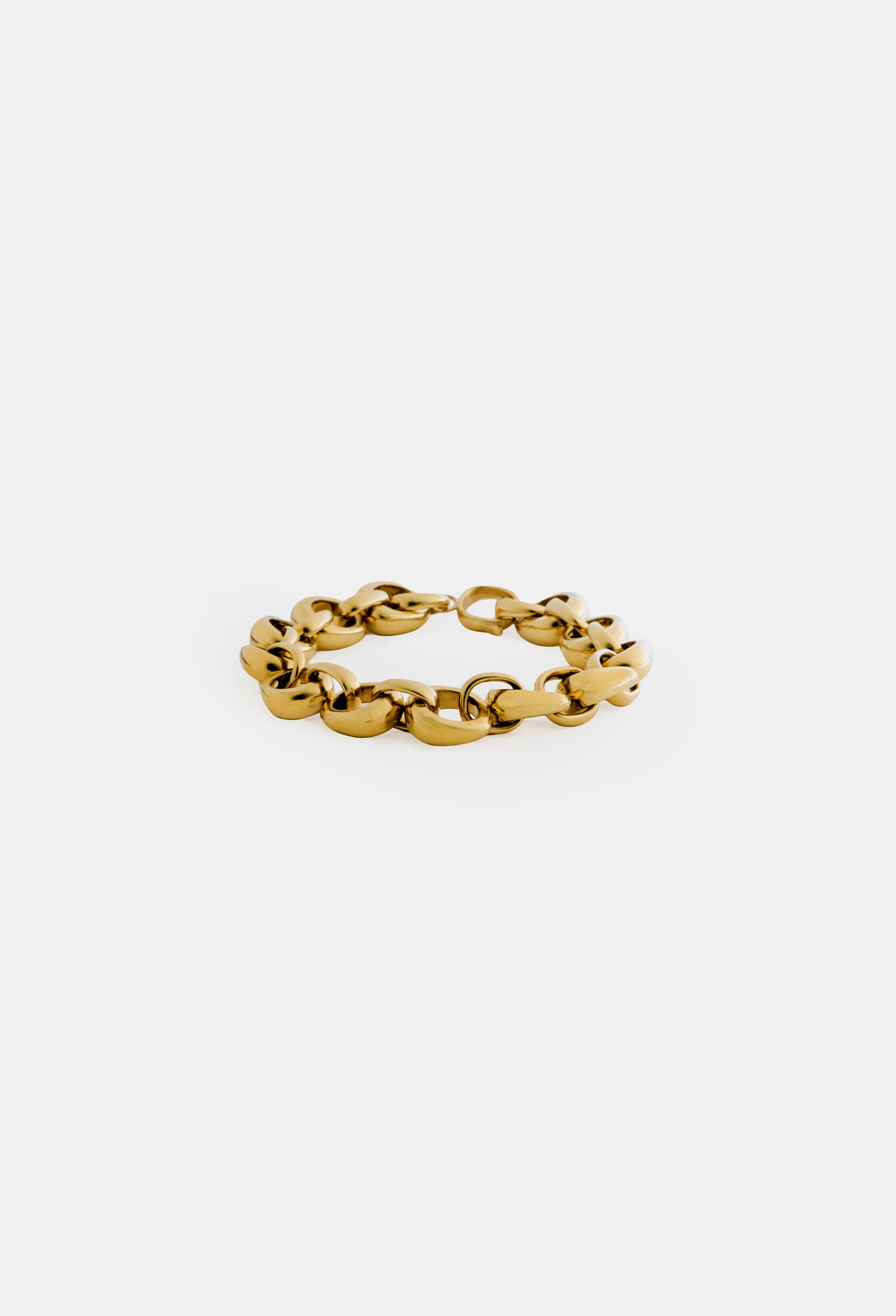 Everydae Link Bracelet in Solid 18K Yellow Gold