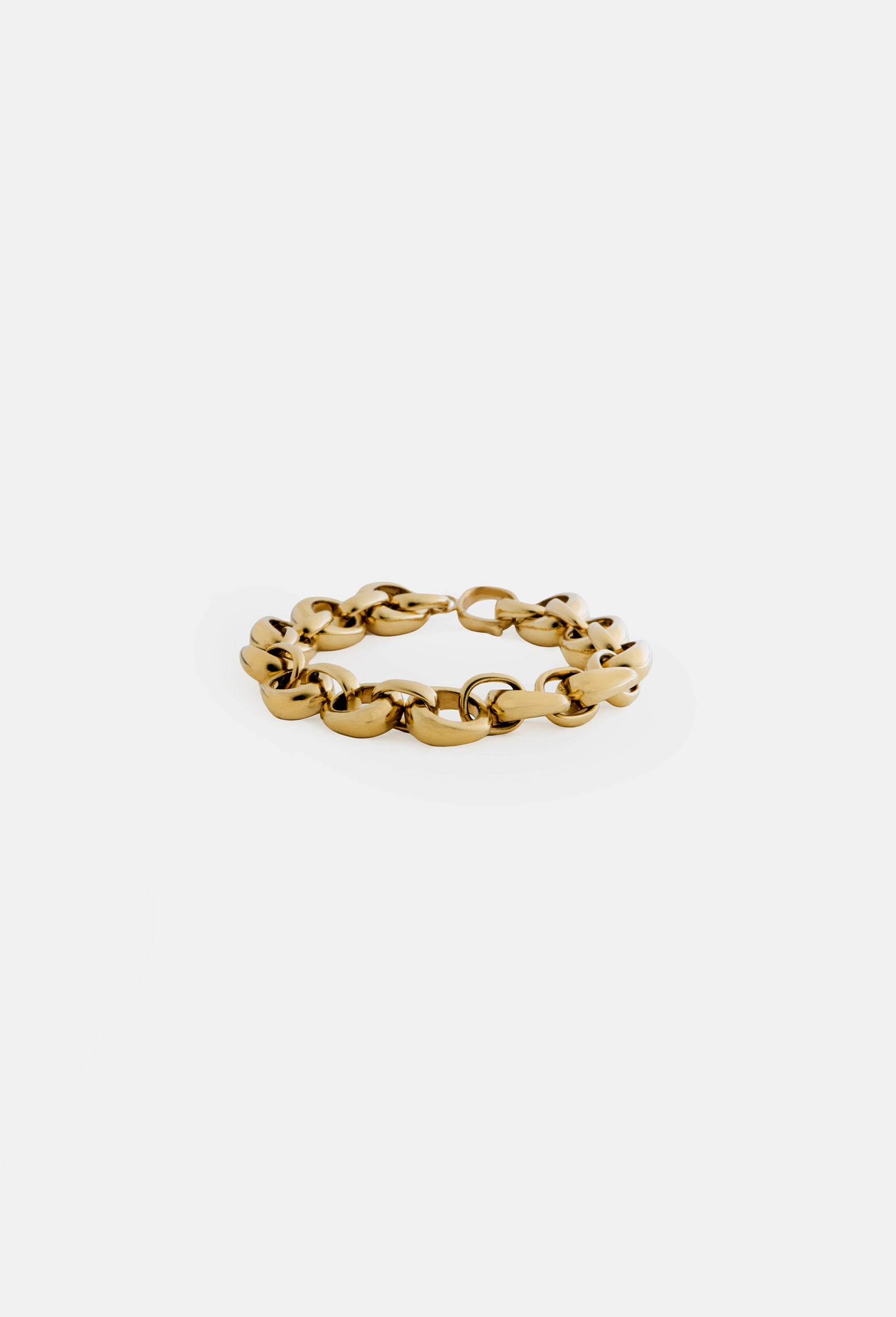 Everydae Link Bracelet in Solid 14K Yellow Gold