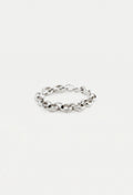 Everydae Link Bracelet in Solid 14K White Gold