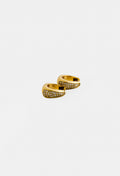Everydae Huggies in 18K Yellow Gold with Pavé Diamonds