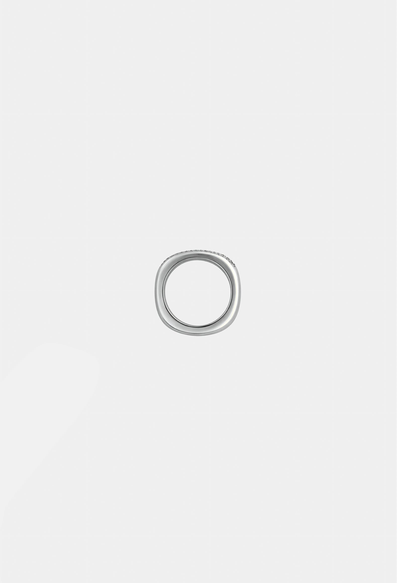 Everydae Ring in 14K White Gold with Pavé Diamonds
